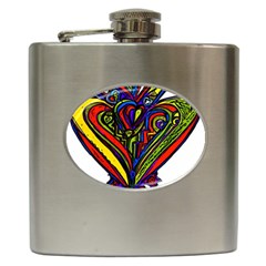 323e9da6-3c5d-45a8-8e87-448e29102b76 Hip Flask (6 Oz) by oneheartbeat