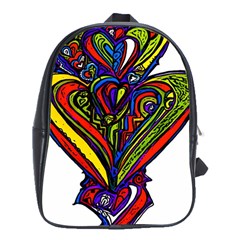 323e9da6-3c5d-45a8-8e87-448e29102b76 School Bag (xl) by oneheartbeat