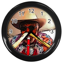 A7502d16-00ec-4c54-8555-4c8710408c05 Wall Clock (black) by oneheartbeat