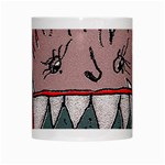 Evil Monster Close Up Portrait White Mug Center