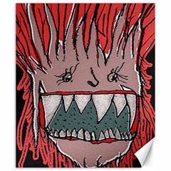 Evil Monster Close Up Portrait Canvas 20  X 24  by dflcprintsclothing