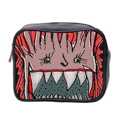 Evil Monster Close Up Portrait Mini Toiletries Bag (two Sides) by dflcprintsclothing