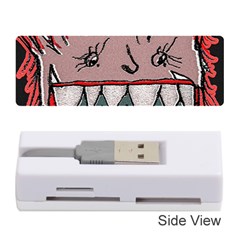 Evil Monster Close Up Portrait Memory Card Reader (stick)