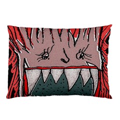 Evil Monster Close Up Portrait Pillow Case (two Sides)