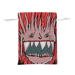 Evil Monster Close Up Portrait Lightweight Drawstring Pouch (s) by dflcprintsclothing