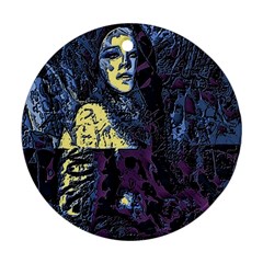 Glitch Witch Ii Ornament (round) by MRNStudios