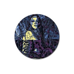 Glitch Witch Ii Magnet 3  (round) by MRNStudios