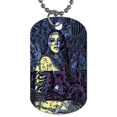 Glitch Witch Ii Dog Tag (one Side) by MRNStudios