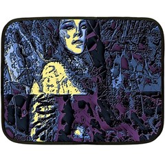 Glitch Witch Ii Double Sided Fleece Blanket (mini)  by MRNStudios