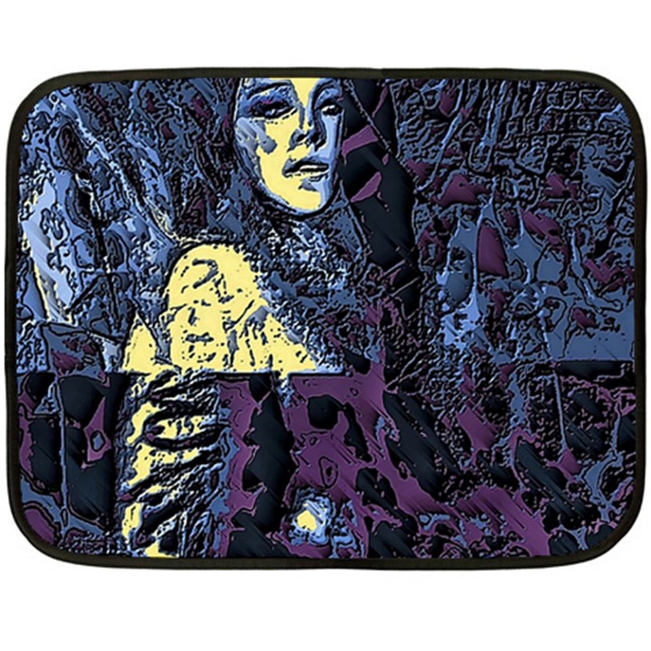 Glitch Witch II Double Sided Fleece Blanket (Mini) 