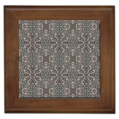 Old Style Decorative Seamless Pattern Framed Tile by dflcprintsclothing