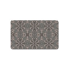 Old Style Decorative Seamless Pattern Magnet (name Card)