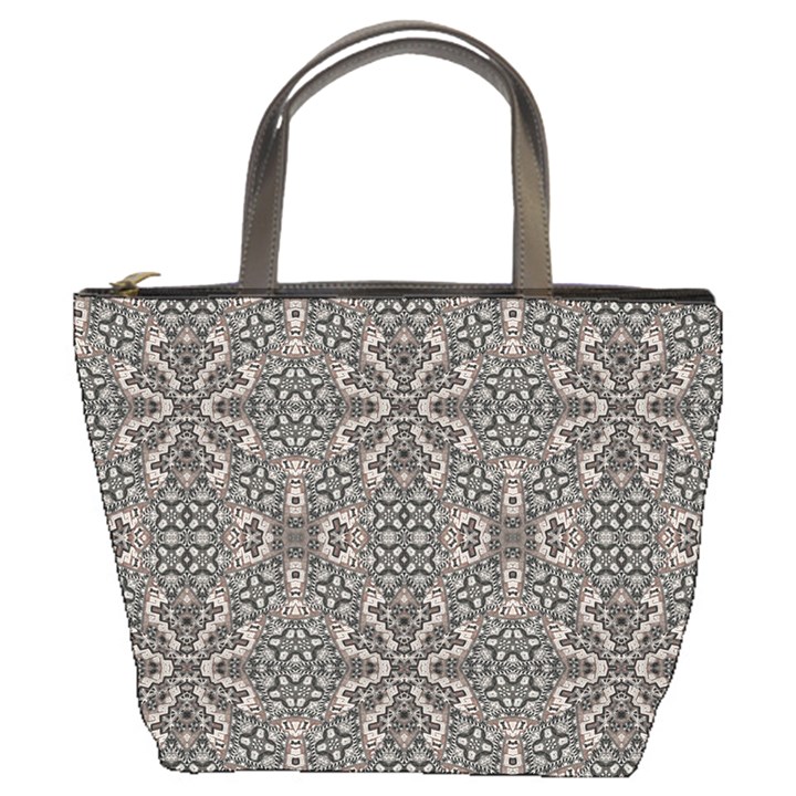 Old Style Decorative Seamless Pattern Bucket Bag