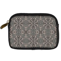 Old Style Decorative Seamless Pattern Digital Camera Leather Case