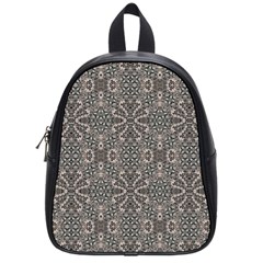 Old Style Decorative Seamless Pattern School Bag (small) by dflcprintsclothing