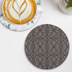 Old Style Decorative Seamless Pattern Uv Print Round Tile Coaster by dflcprintsclothing