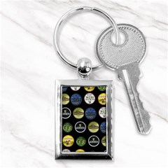 Beer Brands Logo Pattern Key Chain (rectangle) by dflcprintsclothing