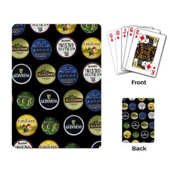 Beer Brands Logo Pattern Playing Cards Single Design (rectangle)