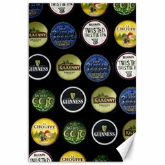 Beer Brands Logo Pattern Canvas 20  X 30  by dflcprintsclothing