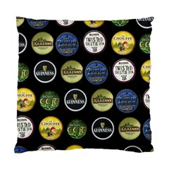 Beer Brands Logo Pattern Standard Cushion Case (two Sides) by dflcprintsclothing