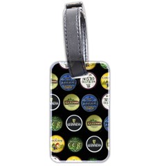 Beer Brands Logo Pattern Luggage Tag (two Sides) by dflcprintsclothing