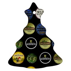 Beer Brands Logo Pattern Christmas Tree Ornament (two Sides) by dflcprintsclothing