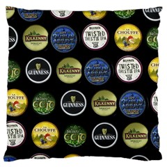 Beer Brands Logo Pattern Standard Flano Cushion Case (two Sides) by dflcprintsclothing