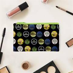 Beer Brands Logo Pattern Cosmetic Bag (xs) by dflcprintsclothing