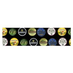 Beer Brands Logo Pattern Satin Scarf (oblong)