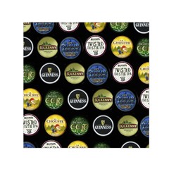 Beer Brands Logo Pattern Small Satin Scarf (square)