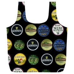 Beer Brands Logo Pattern Full Print Recycle Bag (xxl) by dflcprintsclothing