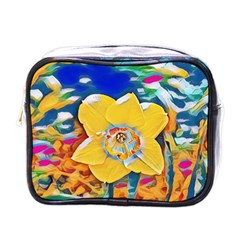 Full Bloom Mini Toiletries Bag (one Side) by thedaffodilstore