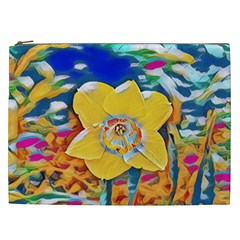 Full Bloom Cosmetic Bag (xxl) by thedaffodilstore