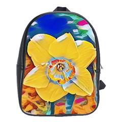 Full Bloom School Bag (xl) by thedaffodilstore