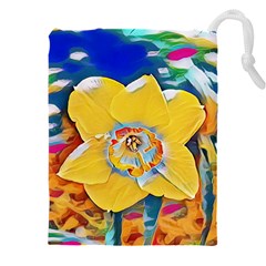 Full Bloom Drawstring Pouch (4xl) by thedaffodilstore