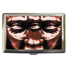 Creepy Head Portrait Artwork Cigarette Money Case by dflcprintsclothing