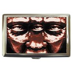 Creepy Head Portrait Artwork Cigarette Money Case Front