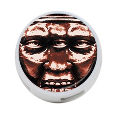 Creepy Head Portrait Artwork 4-port Usb Hub (one Side) by dflcprintsclothing