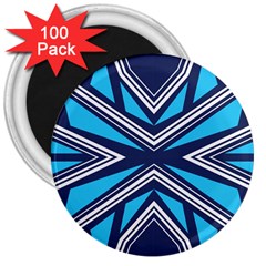 Abstract Pattern Geometric Backgrounds  3  Magnets (100 Pack) by Eskimos