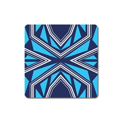 Abstract Pattern Geometric Backgrounds  Square Magnet by Eskimos