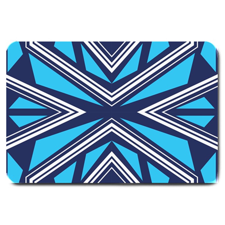 Abstract pattern geometric backgrounds  Large Doormat 