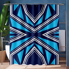 Abstract Pattern Geometric Backgrounds  Shower Curtain 60  X 72  (medium)  by Eskimos