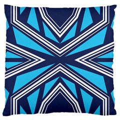 Abstract Pattern Geometric Backgrounds  Large Cushion Case (one Side) by Eskimos