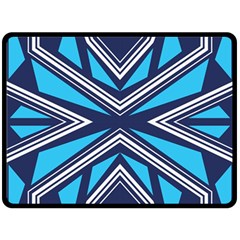 Abstract Pattern Geometric Backgrounds  Double Sided Fleece Blanket (large)  by Eskimos