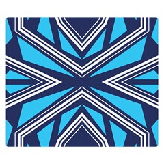 Abstract Pattern Geometric Backgrounds  Double Sided Flano Blanket (small)  by Eskimos