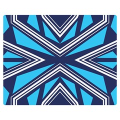 Abstract Pattern Geometric Backgrounds  Double Sided Flano Blanket (medium)  by Eskimos