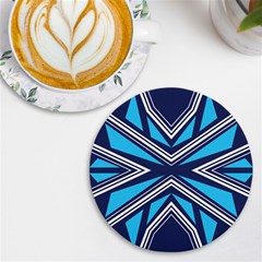 Abstract Pattern Geometric Backgrounds  Uv Print Round Tile Coaster