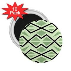 Abstract pattern geometric backgrounds 2.25  Magnets (10 pack) 