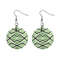 Abstract pattern geometric backgrounds Mini Button Earrings