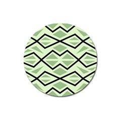 Abstract pattern geometric backgrounds Magnet 3  (Round)